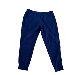 Healing Hands Purple Label Yoga Blue Joggers Zip Pockets XL